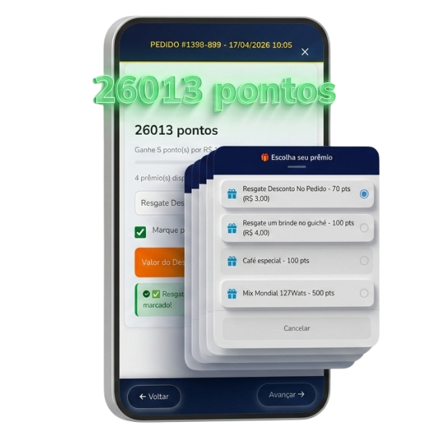 Tela de Pontos e Prêmios