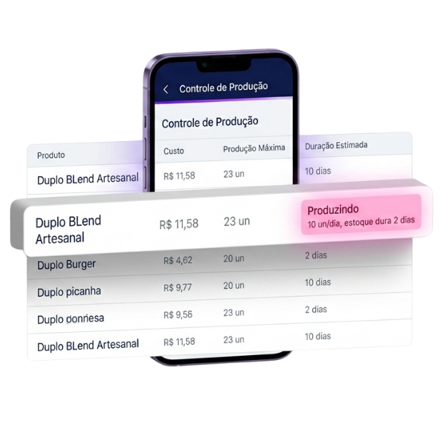 Tela de Controle de Estoque